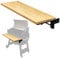 Iron Forge Tools Holzklappbares Grillregal - Zubehör für Traeger Pro 34 Serie, Ironwood 885, Pro 780 Texas Elite, Eastwood, Century, Pellet Smoker Barbeque inkl. allen Montagematerialien