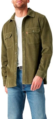 Levi's Jackson Worker Chemise à Bouton Bas, Olive Night, L Homme