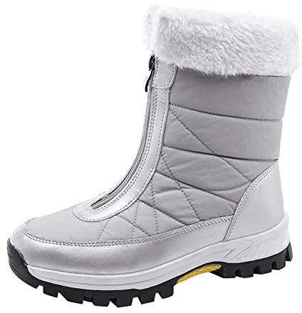 Doposci Donna 38 Impermeabili Invernali Scarpe da Neve Dopo Sci da Neve Imbottiti Stivali Neve Alti Antiscivolo Scarponi Sci Stivaletti Neve Pelo Scarponcini Doposci Antipioggia Morbidi
