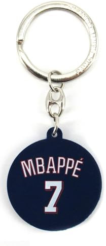 Paris Saint-Germain Schlüsselanhänger Mbappé PSG, offizielle Kollektion, blau, One size