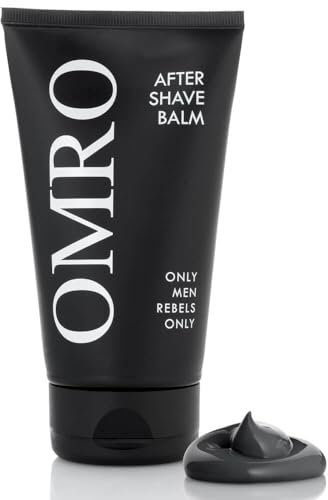 OMRO After Shave Balsam mit Magnesium, Zink, Vitaminen, beruhigende, erfrischende, feuchtigkeitsspendende Hautflege nach der Rasur, revitalisierend, gegen Hautirritationen, Rötungen 100ml