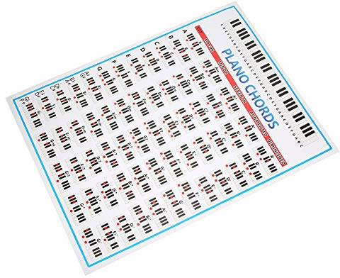 Pao PiPiano Akkorde Tabs, Diagramm, Anfänger, Fingerübung, Musikinstrument, Acceano 43 × 5 × 5, Klavierakkorde, Tabs, Diagramm, Anfänger, Fingerübung, Musikinstrument-Zubehör, 88 Tasten