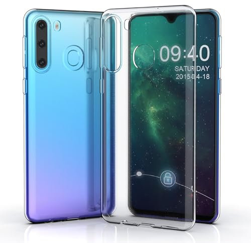 Oprimio Kristallklar Hülle für Xiaomi Redmi Note 8 (2019) - Note 8 (2021) [Silikon Hülle] [%100 Durchsichtig] [Deutsche Material] [Ultra Dünn] Klar Handyhülle für Xiaomi Redmi Note 8 2019/2021
