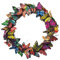 rockible Schmetterlingskranz, Frühlingskranz Schmetterling, Haustür Kranz Frühlingskränze, Wanddekoration Blumenkranz, Türkranz Frühling Osterkranz, Butterfly Wreath für Zuhause Ornament, 25CM