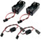 2Set On/Off Power Switch Battery Receiver & 4 Cell AA Battery Container Case Holder Pack Box with JR Plug Compatible with HSP Redcat Axial Traxxas 1/8 1/10 1/16 RC Power Car Crawler Truck