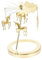 Amosfun 1 Satz Aromatherapie-Abdeckung Kerzenhalter Kerze Windmühle kerzenständer weihnachten christmas candle holder efoiling Kerzenabdeckung aus Metall Teelichtbecher Deckel Eisen Golden