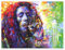 Bob Marley II Poster von Leon Devenice 18 x 13 cm Bunt Wandbilder Wanddeko