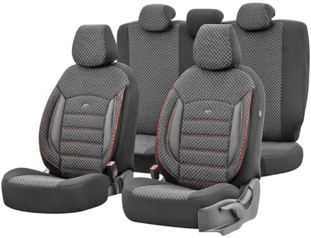 Generisch Auto Sitzbezug Sitschoner Schonbezug Universal Komfortabel Schwarz XAPLOT78481-L3