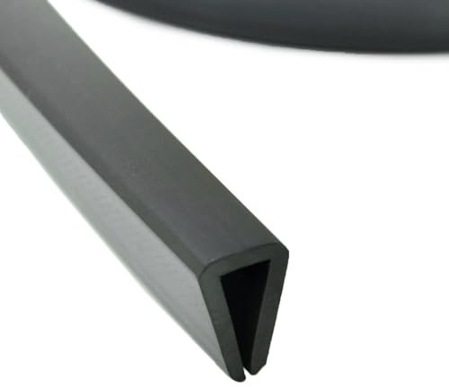 DQ-PP 5m Kantenschutzprofil UKS-1087 9x15mm Mehrzweck – Autodichtung Fassungsprofil Kederband U-Profil
