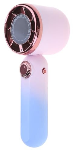 Pocoiau Rechargeable USB Fan Powerful Air Circulation Quiet Operate Fan USB Desk Fan 4000mah Battery Fan Strong Airflows
