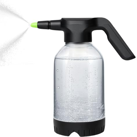 Pressure Foam Sprayer | 2L Pressure Spray Bottle | Foam Spray Bottle for Car Washing | Pump Sprayer Battery Operated for Garden - Handheld Car Wash Kettle for Cleaning Motorhomes