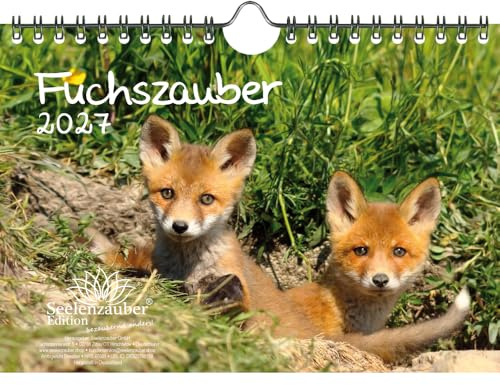 Fuchszauber DIN A5 Kalender für 2027 Fuchs und Füchse - Seelenzauber