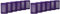 Efalock Professional Metallwickler beflockt, 45 mm, lila, 1er Pack, (1x 12 Stück)