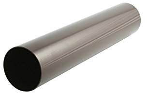 Fallrohr DN 60, 100 cm lang, aus Kunststoff Farbe: braun