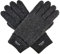 BRUCERIVER Herren Rein Wolle Strickhandschuhe mit Thinsulate Futter Größe S/M (Anthra)