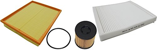 MAPCO 68710 Filtersatz Luftfilter Ölfilter Pollenfilter | Kompatibel mit: OPEL ASTRA G Cabriolet, ASTRA G Caravan, ASTRA G CC, ASTRA G Coupe, ASTRA G Stufenheck
