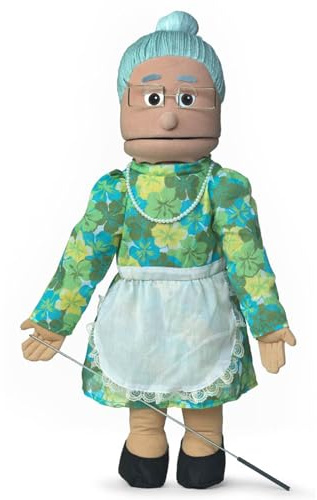 Granny, Hispanic Grandmother, Full Body, Ventriloquist Style Puppet, 65cm