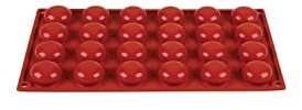Pavoni N940 Formaflex Silikonbackform Antihaft-Teigform, 2(D)x3(Ø)cm