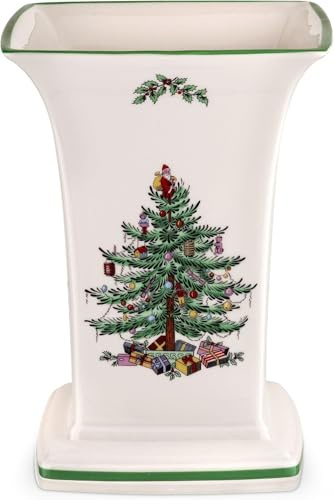 Spode Christmas Tree Square Vase