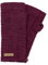 McRon Damen Gestrickte Pulswärmer Lenna Weinrot 1118