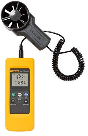 Fluke 925 Anemometer Wind Speed Air Flow Velocity Temperature MeterNew Fluke 925 Impeller Anemometer Wind Speed Air Flow Velocity Temperature Meter F925