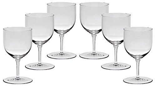 6 x Weinglas, Weinkelch, Römer Glas POKAL 13cm, transparent, moderner Style (GERMAN CRYSTAL powered by CRISTALICA)