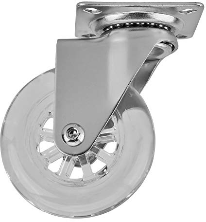 SOTECH Möbelrolle SWIFT transparent Ø 75 mm ohne Feststeller