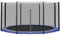 Filet Trampoline Ø 426 427 430 cm 8 Barres, Filet Remplacement de Sécurité pour Trampoline 426 427 430 cm 8 Barres, Filet de Protection Résistant aux UV avec Fermeture Éclair, Couleur Noir
