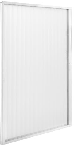 RecPro RV Pleated Folding Shower Door and Frame | Sliding, Retractable, Wrinkle Free (White, 48 x 67)