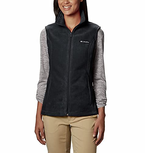 Columbia Benton Springs Vest Gilet Pile, Nero, XXL Donna