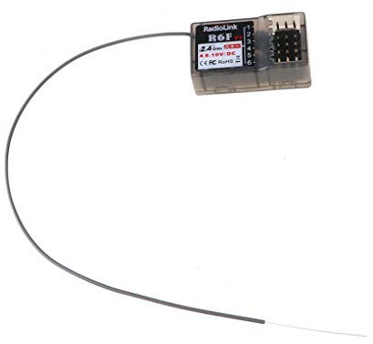 zhiwenCZW Radiolink R6FG R6F 2.4G Receiver FHSS 6 Channel RX Radio Control System R6FG Gyro Function for RC4GS