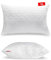Softimi Gestepptes Premium Kissen 50x75 cm Antiallergisch - Anti-Milbe - Geruchlos sofort verwendbar - Mit Härteeinstellung (50x75 cm)