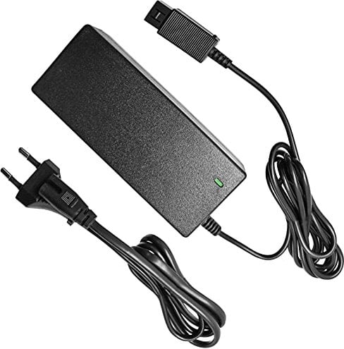 Eaxus® Fuente de alimentación Adecuada para Nintendo Wii - Cable de alimentación de Repuesto de 2,1 Metros Adaptador de CA