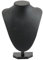 SM SunniMix Schmuckbüste, Dekorative Büste, Schmuckständer, Schmuckhalter Aus Holz, Schwarz, 25x18cm