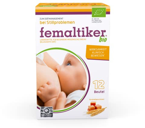 femaltiker® bio - für die Milchbildung - 12 Beutel - regt die Milchproduktion an, klinisch getestet