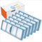BAKUUM Pack 6 Filtros HEPA, depósito solidos, para Cecotec Conga 8090 Ultra 9090. Pack repuestos y accesorios para robot aspirador