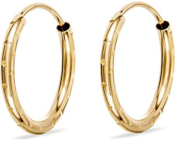 FAVS FAVS Damen-Creolen 375er Gelbgold