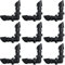 LIKOSO Drip Irrigation Kit for Tubing Adapter - Lock Barbed Hose Connector to 47 Pipe Elbows (fits 4mm / 7mm ID) Garden Irrigation Sprinkler System Faucet Fittings - Pack of 100