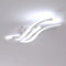 Comely LED-Deckenleuchte, kreative Wellenform-Deckenlampe, 24W, 2700lm, modernes Design, lang 520 mm, kaltweißes Licht 6500K, energieeffizient, einfache Montage für Wohnzimmer, Schlafzimmer, Küche