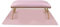 Sharplace Nail Art Hand Pillow and Mat Nail Art Cushion Mat Set Table Desk Nail Arm Rest Cushion Nail Table Mat for Nail Techs Use, Pink