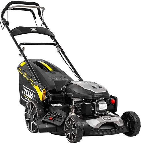 TEXAS Rasenmäher Razor 4611TR/W (4-Takt Benzinmotor, 46 cm Schnittbreite, 2600 Watt Leistung, Radantrieb, 65 Liter Fangkorb, Mulchkit)