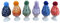 6 er Set Eierwärmer mit Puschel Pompom handgestrickt Pudelmütze viele Farben bunt reine Handarbeit Handmade gestrickt Geschenk Idee Muttertag