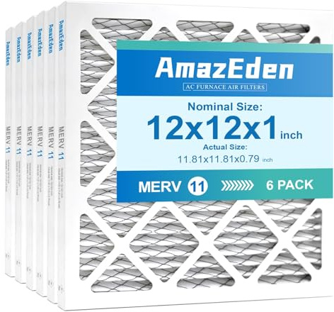 Luftfilter (MERV 11) MPR 1000 & FPR 7 plissierter AC-Ofenfilter, Staubschutz-Ersatz (exakte Maße: 30 x 30 x 2 cm)
