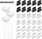 GUTERTOP 30 Stück USB C Staubschutz, Ladebuchse Schutz, Silikon USB C Schutzkappe mit Aufbewahrungsbox und Reinigungsbürste für Smartphone