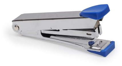 WAYTEX 931545 Kleines Heftgerät für Büro, Nr. 10, Metall, 10 Blatt, Fassungsvermögen 50 Heftklammern