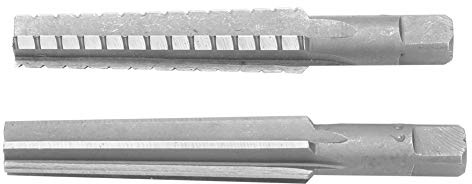 2-teiliger HSS MT2 Kegel-FineorRough-Reibahlenschneider-Werkzeugsatz, Hohe Härte und Haltbarkeit, Breite Anwendung für die Bohrungsbearbeitung, mit Reibahle mit Geradem Schaft,