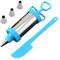 Seringue De Décoration De Gâteaux – Injecteur De Remplissage De Glaçage Pour Cupcakes, Seringue De Décoration En Métal | Outil De Décoration De Crème À Dessert Réutilisable De Qualité Alimentaire, Out