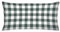 TOM TAILOR Flanell-Kissenhülle, 40x80 cm, 100% Baumwolle/ Flanell, Mit Wendemotiv und farbigem Markenreißverschluss, CLASSIC CHECK Grün, Braun (Forest & Rusty Red)