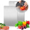 Titan Schneidebrett, 2 Stück Schneidebrett Edelstahl, Titan Chopping Board,Dickes Metallschneidebrett,Doppelseitiges Schneidebrett in Lebensmittelqualität, Auch als Nudelbrett, Backbrett,Teigbrett (B)