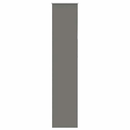 vidaXL Verdunkelungsrollo Grau 55x210 cm Stoffbreite 50,7 cm Polyester